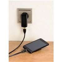 Hama micro USB 2.0 kabel, typ A - micro B, 0,75m, ern