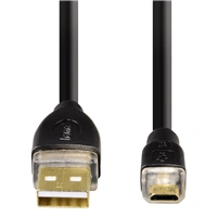 Hama micro USB 2.0 kabel, typ A - micro B, 0,75m, ern