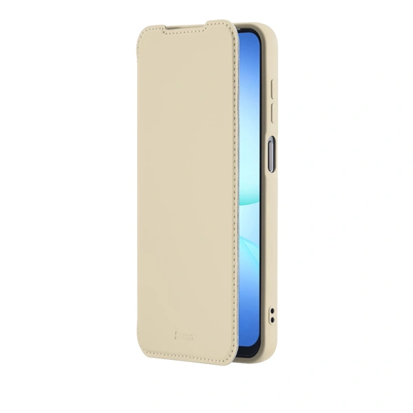 Hama Fantastic Feel, pouzdro-knížka pro Samsung Galaxy A17, hebký povrch, barva nude