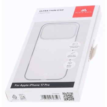 Black Rock Ultra Thin Iced, kryt pro Apple iPhone 17 Pro, matný průhledný