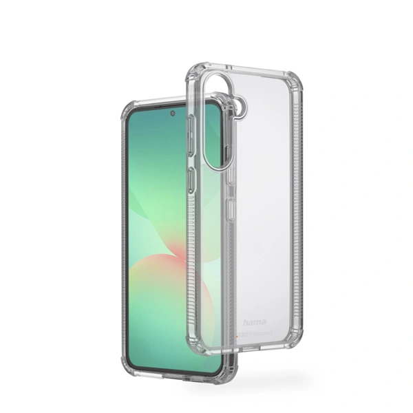 Hama Extreme Protect, kryt pro Samsung Galaxy A26 5G, D3O®, nežloutne, průhledný