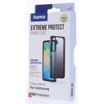 Hama Extreme Protect, kryt pro Samsung Galaxy A26 5G, D3O®, černý