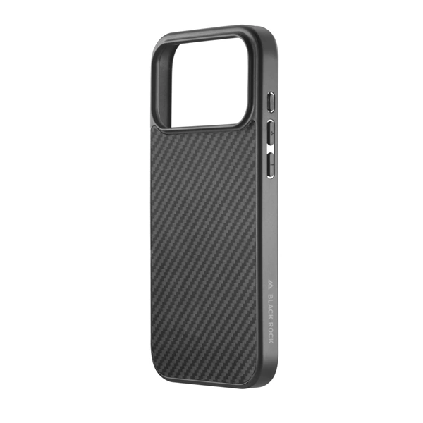 Black Rock Robust Carbon, kryt pro Apple iPhone 17 Pro, magnetický, karbonový vzhled, černý