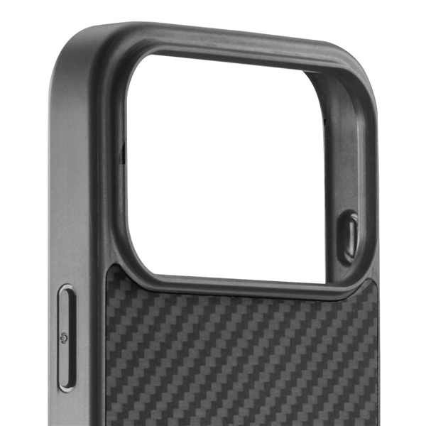Black Rock Robust Carbon, kryt pro Apple iPhone 17 Pro, magnetický, karbonový vzhled, černý
