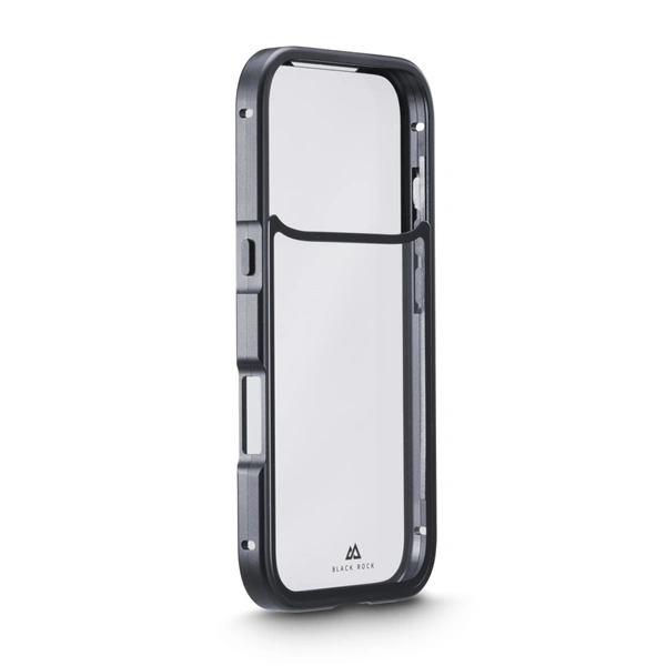 Black Rock 360° Glass, kryt pro Apple iPhone 17 Pro, skleněný, přední + zadní díl, průhledný/černý