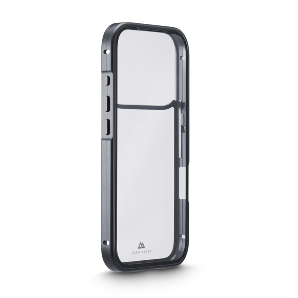 Black Rock 360° Glass, kryt pro Apple iPhone 17 Pro, skleněný, přední + zadní díl, průhledný/černý