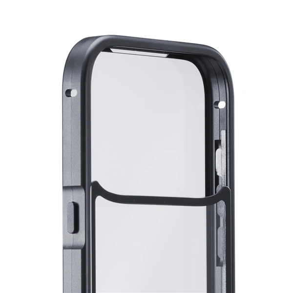 Black Rock 360° Glass, kryt pro Apple iPhone 17 Pro, skleněný, přední + zadní díl, průhledný/černý