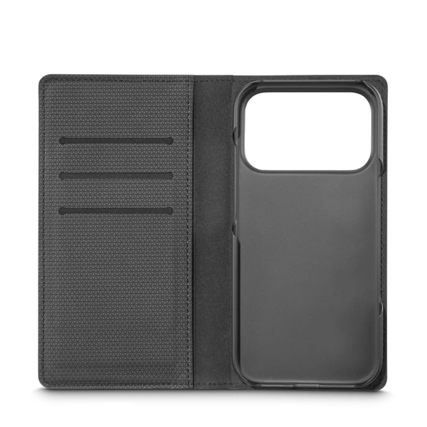 Black Rock The Classic, pouzdro-knížka pro Apple iPhone 17 Pro, funkce stojanu, černé