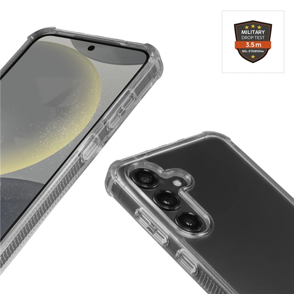 Hama Extreme Protect, kryt pro Samsung Galaxy S25 FE, materiál D3O®, nežloutne, průhledný