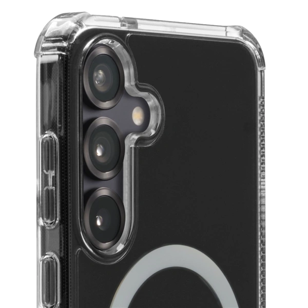 Hama Extreme Protect, kryt pro Samsung Galaxy S25 FE, magnetický, D3O®, nežloutne, průhledný