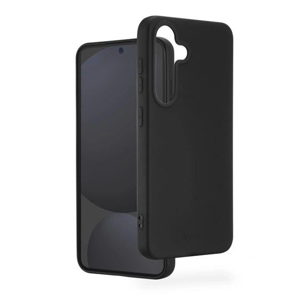 Hama Fantastic Feel, kryt pro Samsung Galaxy S25 FE, hebký povrch, černý