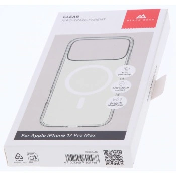 Black Rock Mag Clear Case, kryt pro Apple iPhone 17 Pro Max, magnetický, průhledný