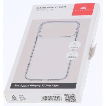 Black Rock Clear Protection Case, kryt pro Apple iPhone 17 Pro Max, průhledný