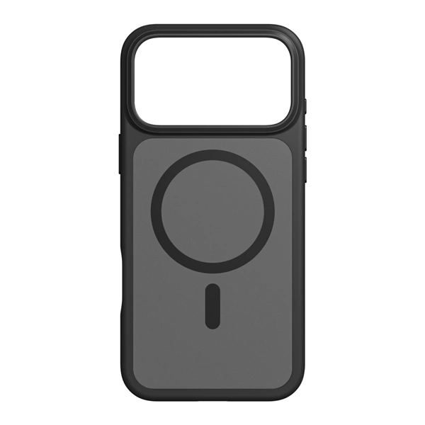 Black Rock Hybrid Case, kryt pro Apple iPhone 17 Pro Max, magnetický, matný, poloprůhledný černý