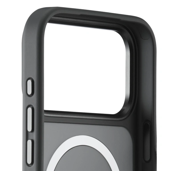 Black Rock Hybrid Case, kryt pro Apple iPhone 17 Pro Max, magnetický, matný, poloprůhledný černý