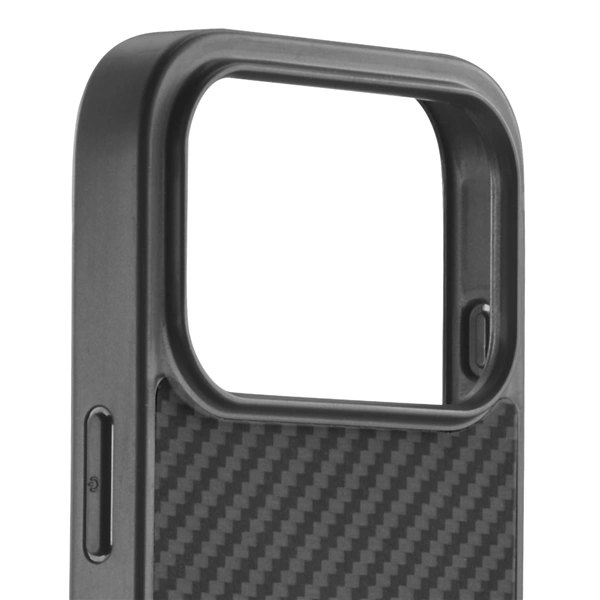 Black Rock Robust Carbon, kryt pro Apple iPhone 17 Pro Max, magnetický, karbonový vzhled, černý