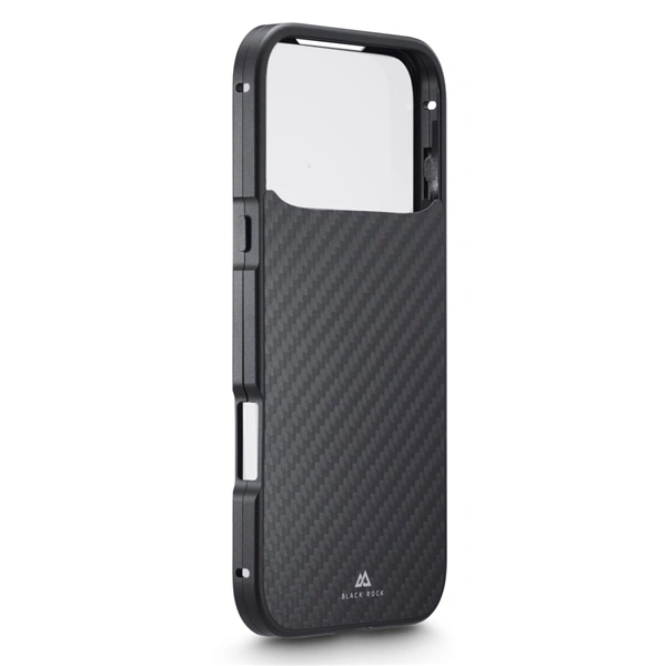 Black Rock 360° Glass, kryt pro Apple iPhone 17 Pro Max, skleněný, přední+zadní díl, karbon. úprava