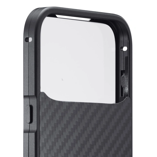 Black Rock 360° Glass, kryt pro Apple iPhone 17 Pro Max, skleněný, přední+zadní díl, karbon. úprava