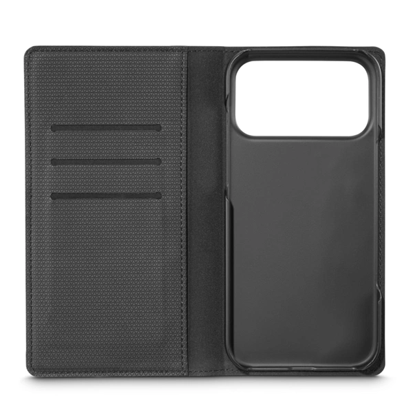 Black Rock The Classic, pouzdro-knížka pro Apple iPhone 17 Pro Max, funkce stojanu, černé