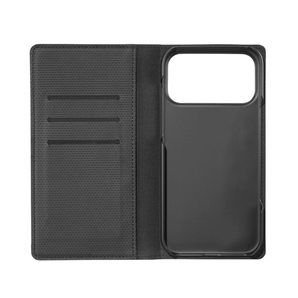 Black Rock The Classic, pouzdro-knížka pro Apple iPhone 17 Pro Max, funkce stojanu, černé