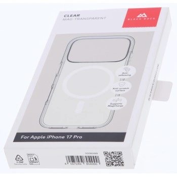 Black Rock Mag Clear Case, kryt pro Apple iPhone 17 Pro, magnetický, průhledný