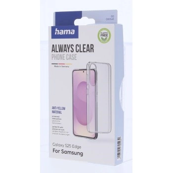 Hama Always Clear, kryt pro Samsung Galaxy S25 Edge, vždy průhledný, nežloutne
