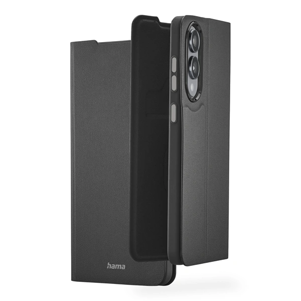 Hama Eco Premium, kryt pro Samsung Galaxy S25 Edge, umělá kůže, 20% recyklovaných materiálů, černý