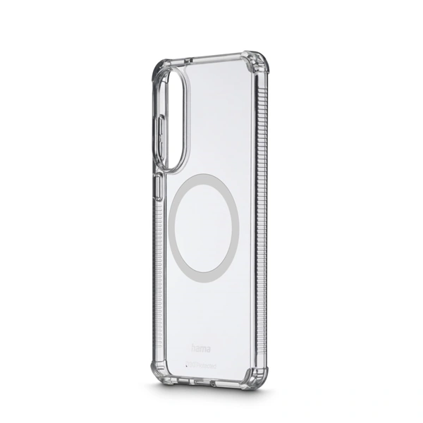 Hama Extreme Protect, kryt pro Samsung Galaxy S25 Edge, magnetický, D3O®, nežloutne, průhledný