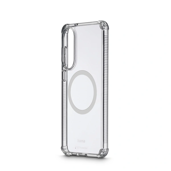 Hama Extreme Protect, kryt pro Samsung Galaxy S25 Edge, magnetický, D3O®, nežloutne, průhledný
