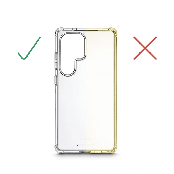 Hama Extreme Protect, kryt pro Samsung Galaxy S25 Ultra, materiál D3O, nežloutne, průhledný