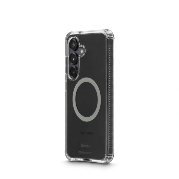 Hama Extreme Protect, kryt pro Samsung Galaxy S25, magnetický, D3O®, nežloutne, průhledný