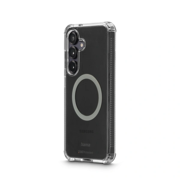 Hama Extreme Protect, kryt pro Samsung Galaxy S25+, magnetický, D3O®, nežloutne, průhledný
