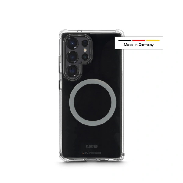 Hama Extreme Protect, kryt pro Samsung Galaxy S25 Ultra, magnetický, D3O®, nežloutne, průhledný