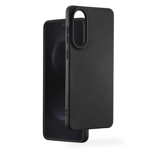 Hama Fantastic Feel, kryt pro Samsung Galaxy S25 Edge, hebký povrch, černý