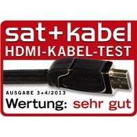 Hama HDMI kabel vidlice-vidlice, 3 m, pozlac., ferit. filtry, kovov vidlice, opleten, Ethernet