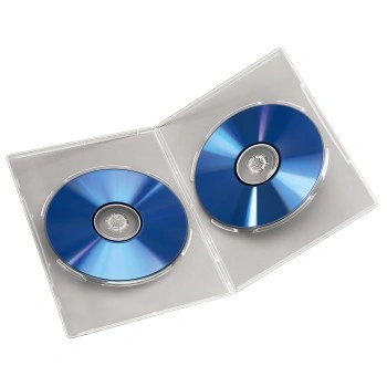 Hama Slim Double, obal na 2 DVD, s fólií, průhledný, balení 5 ks (cena za balení)