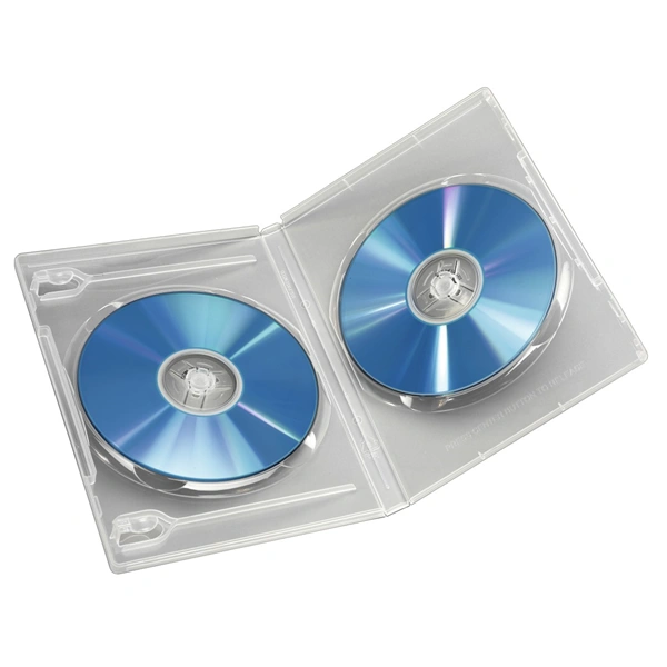 Hama Standard Double, obal na 2 DVD, s fólií, průhledný, balení 5 ks (cena za balení)