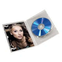 Hama DVD obal na 1 DVD, s fli, prhledn, 5 ks