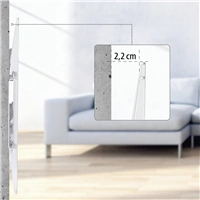 Hama nstnn drk TV NEXT Light (3*), 200x200, bl