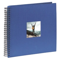 Hama album klasické spirálové FINE ART 36x32 cm, 50 stran, modré