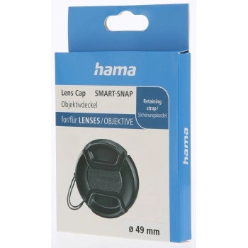 Hama krytka objektivu Smart-Snap, 49 mm