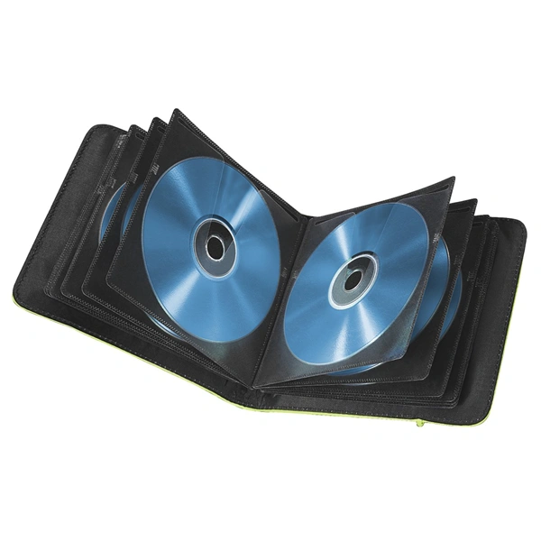 Hama Up to Fashion, pouzdro pro 24 CD/DVD/Blu-ray disků, zelené