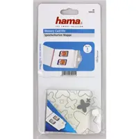 Hama obal pro 8 SD karet, prhledn/grafitov