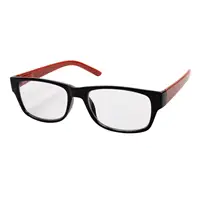 Filtral čtecí brýle, plastové, černé/červené, +2.5 dpt