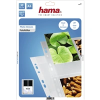 Hama foto flie, DIN A4, pro 4-8 fotografi 10x15 cm, transparentn, 10 ks v bal.