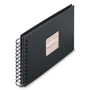 Hama album klasické spirálové FINE ART 24x17 cm, 50 stran, nová černá, černé listy