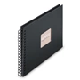 Hama album klasické spirálové FINE ART 28x24 cm, 50 stran, nová černá, černé listy