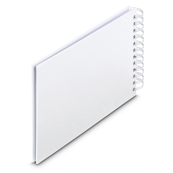 Hama album klasické spirálové FINE ART 24x17 cm, 50 stran, bílá, bílé listy