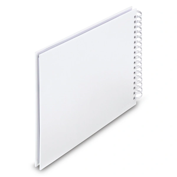 Hama album klasické spirálové FINE ART 28x24 cm, 50 stran, bílá, bílé listy