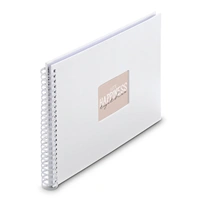 Hama album klasické spirálové FINE ART 36x32 cm, 50 stran, bílá, bílé listy